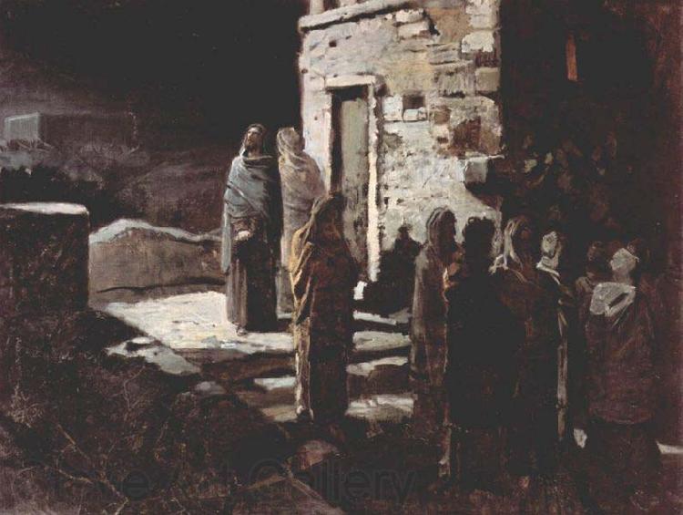 Nikolai Ge Christ praying in Gethsemane